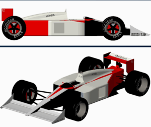 Práca „McLaren MARLBORO MP 4,4“ ocenená tretím miestom
