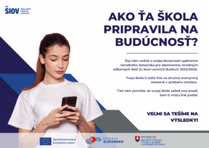 žiačka vypĺňa dotazník v mobile