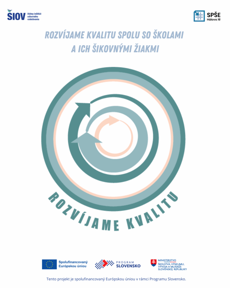 šiov rozvíjame kvalitu