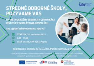 Inštruktážny seminár 0109