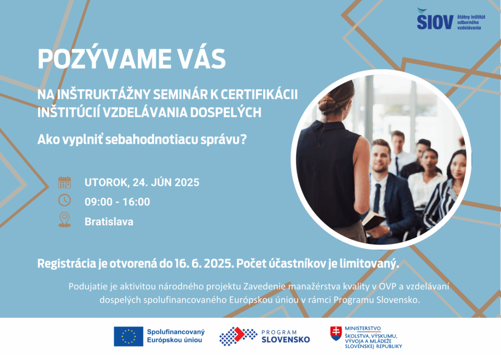 Inštruktážny seminár 2605