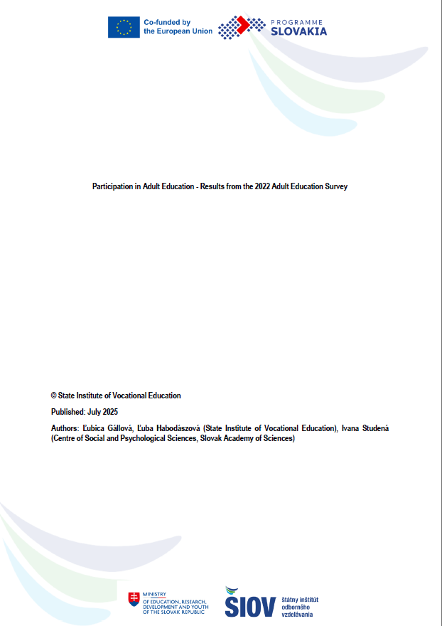 Participation in Adult Educaation results from the 2025