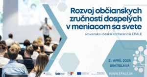 plagát ku konferencii Epale