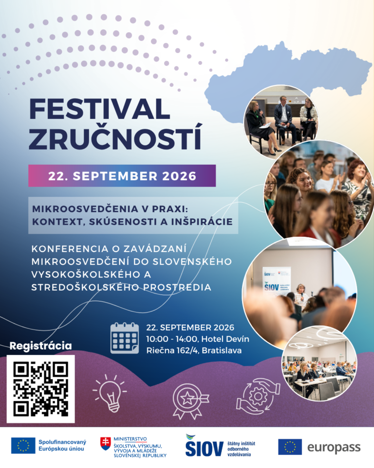 Pozvánka Festival zručností 2026 konferencia 22.9.2026