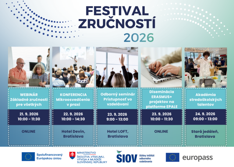 Program Festivalu zručností 2026